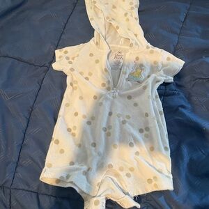 Disney Pooh Polka Dot Cream Bodysuit